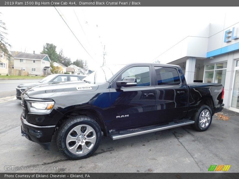 Diamond Black Crystal Pearl / Black 2019 Ram 1500 Big Horn Crew Cab 4x4