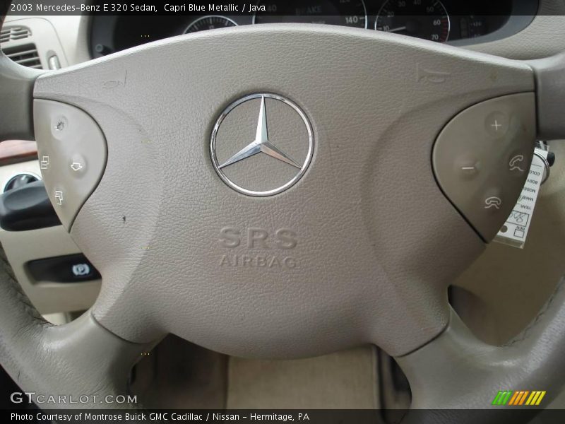Capri Blue Metallic / Java 2003 Mercedes-Benz E 320 Sedan