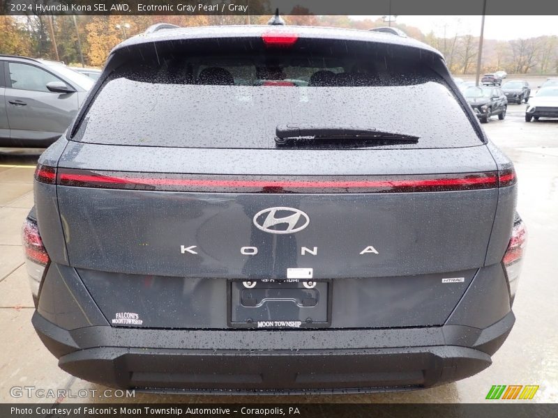 Ecotronic Gray Pearl / Gray 2024 Hyundai Kona SEL AWD