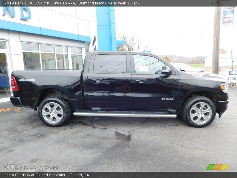 Diamond Black Crystal Pearl / Black 2019 Ram 1500 Big Horn Crew Cab 4x4