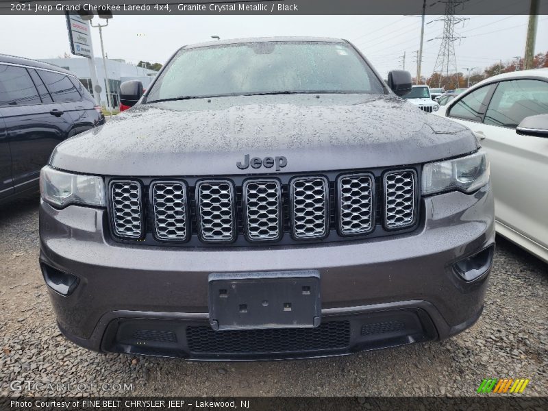 Granite Crystal Metallic / Black 2021 Jeep Grand Cherokee Laredo 4x4
