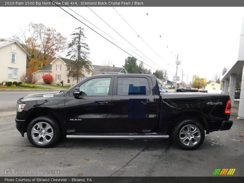 Diamond Black Crystal Pearl / Black 2019 Ram 1500 Big Horn Crew Cab 4x4