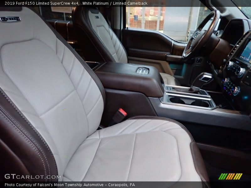 Front Seat of 2019 F150 Limited SuperCrew 4x4