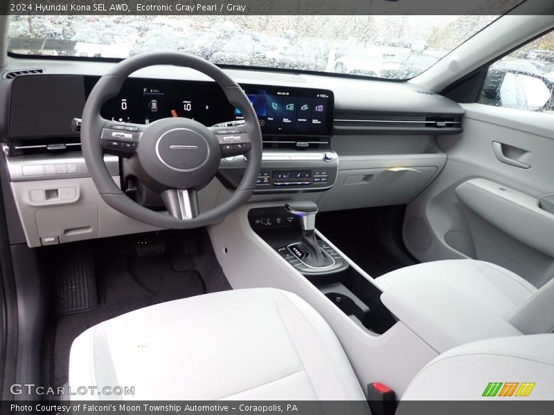  2024 Kona SEL AWD Gray Interior