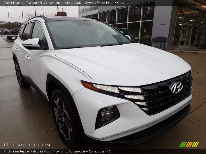  2024 Tucson SEL Convenience Hybrid AWD Serenity White Pearl