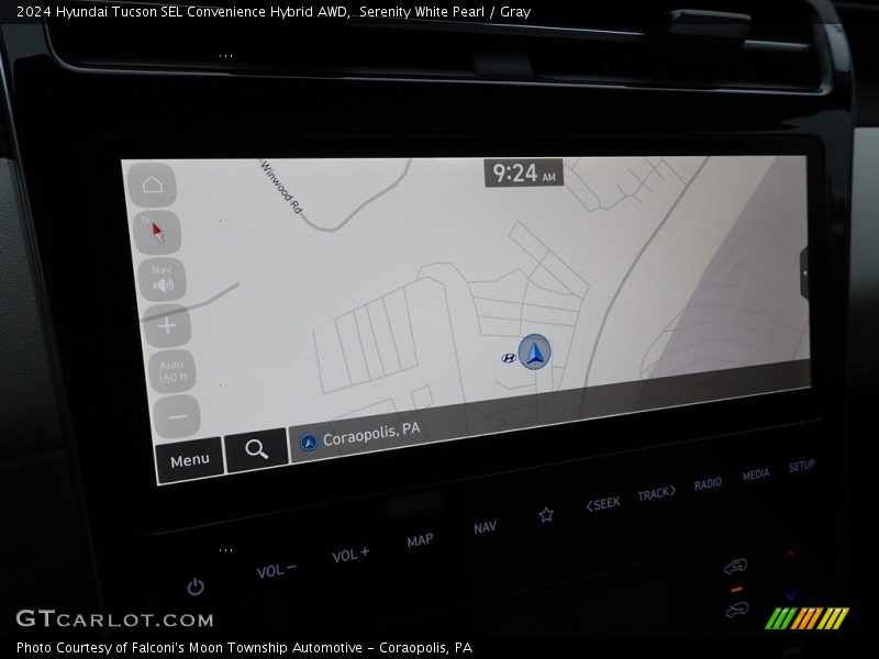 Navigation of 2024 Tucson SEL Convenience Hybrid AWD