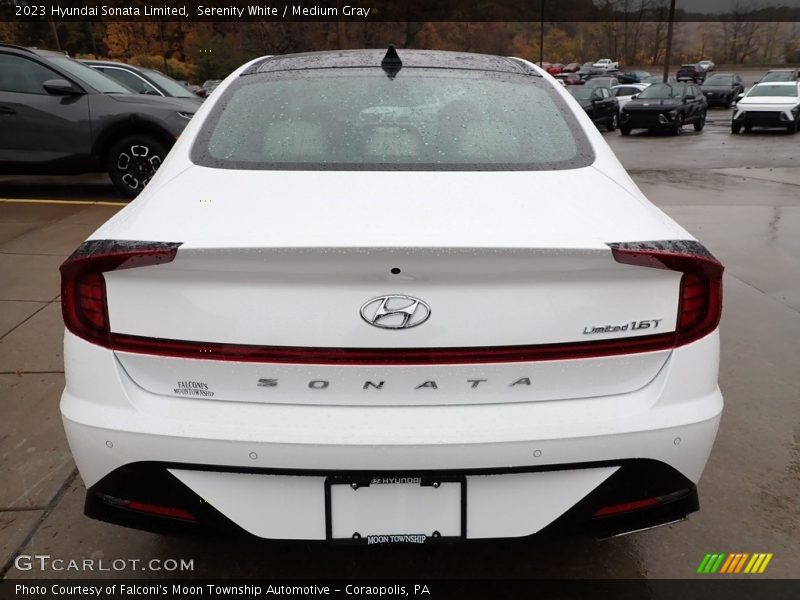 Serenity White / Medium Gray 2023 Hyundai Sonata Limited