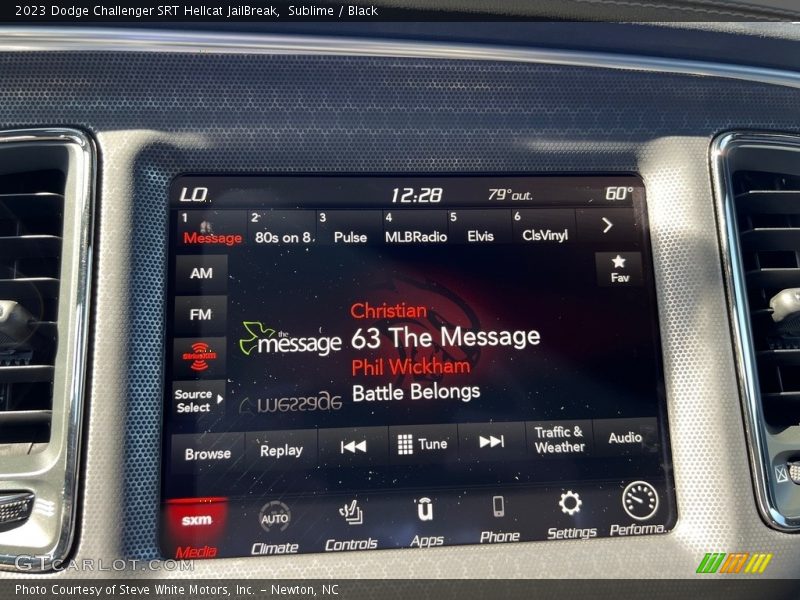 Audio System of 2023 Challenger SRT Hellcat JailBreak