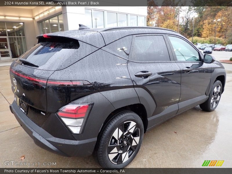 Abyss Black Pearl / Black 2024 Hyundai Kona SEL AWD