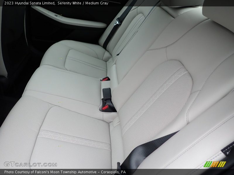 Serenity White / Medium Gray 2023 Hyundai Sonata Limited