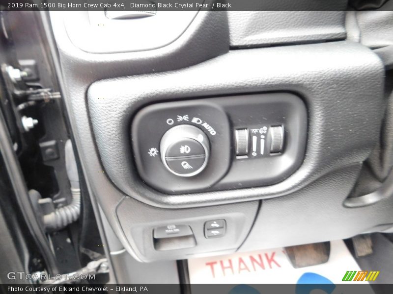 Diamond Black Crystal Pearl / Black 2019 Ram 1500 Big Horn Crew Cab 4x4