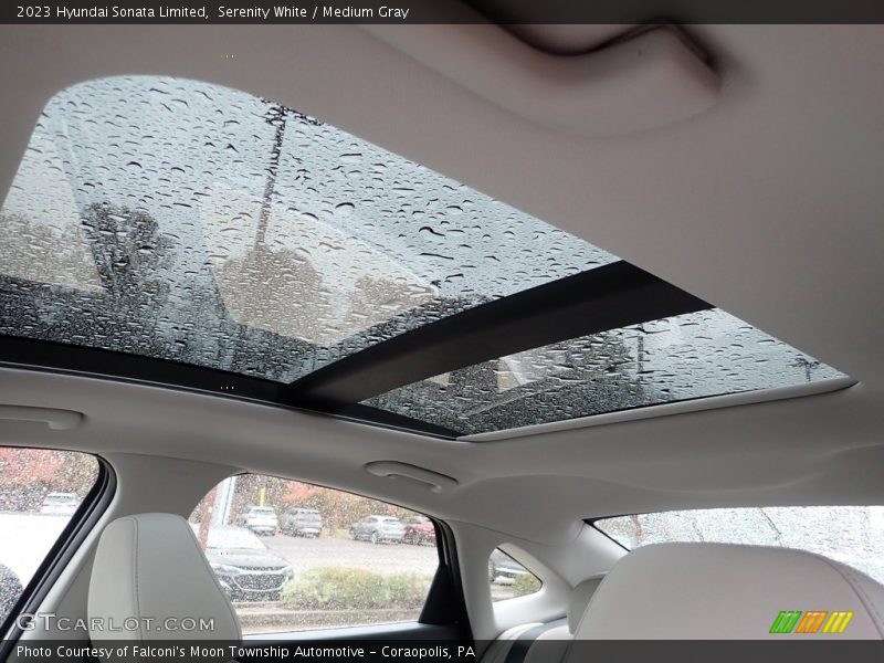 Sunroof of 2023 Sonata Limited