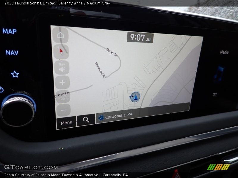 Navigation of 2023 Sonata Limited