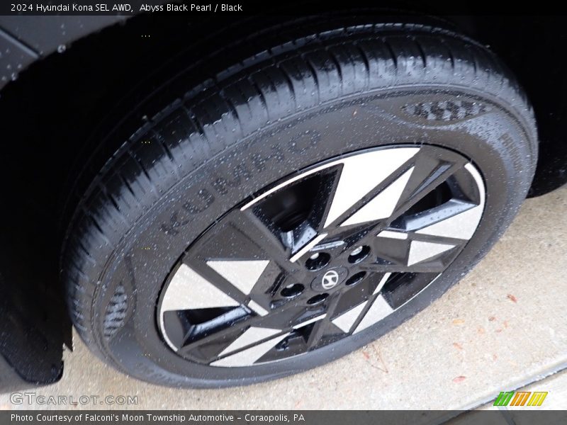 Abyss Black Pearl / Black 2024 Hyundai Kona SEL AWD