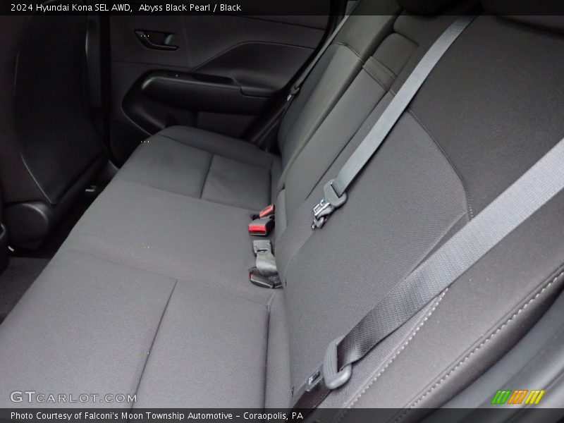 Abyss Black Pearl / Black 2024 Hyundai Kona SEL AWD