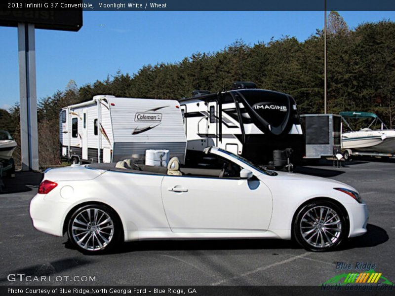 Moonlight White / Wheat 2013 Infiniti G 37 Convertible