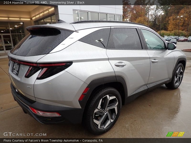 Shimmering Silver / Black 2024 Hyundai Tucson SEL AWD