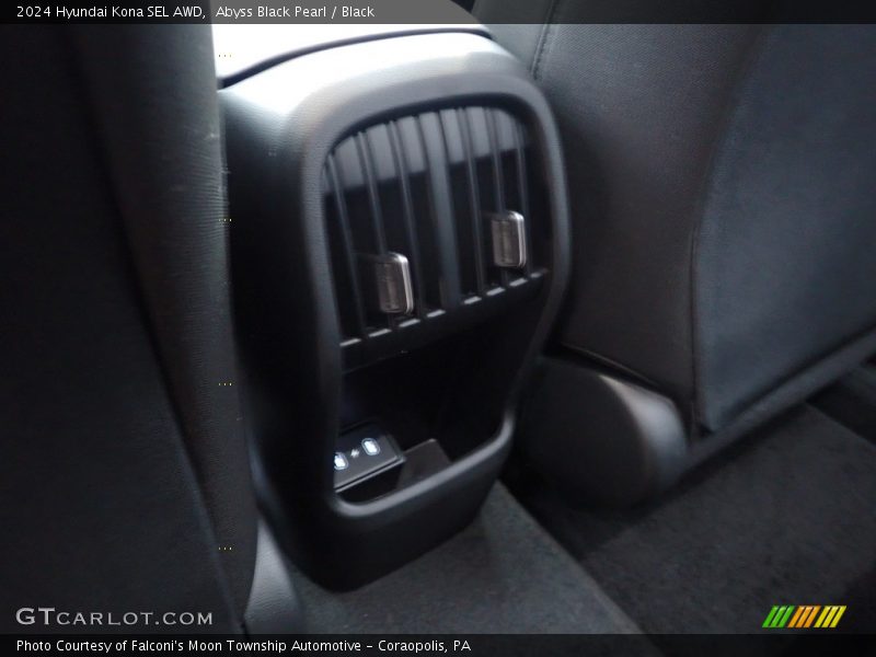 Abyss Black Pearl / Black 2024 Hyundai Kona SEL AWD
