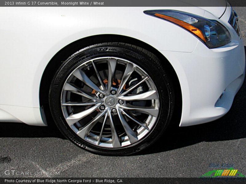 Moonlight White / Wheat 2013 Infiniti G 37 Convertible
