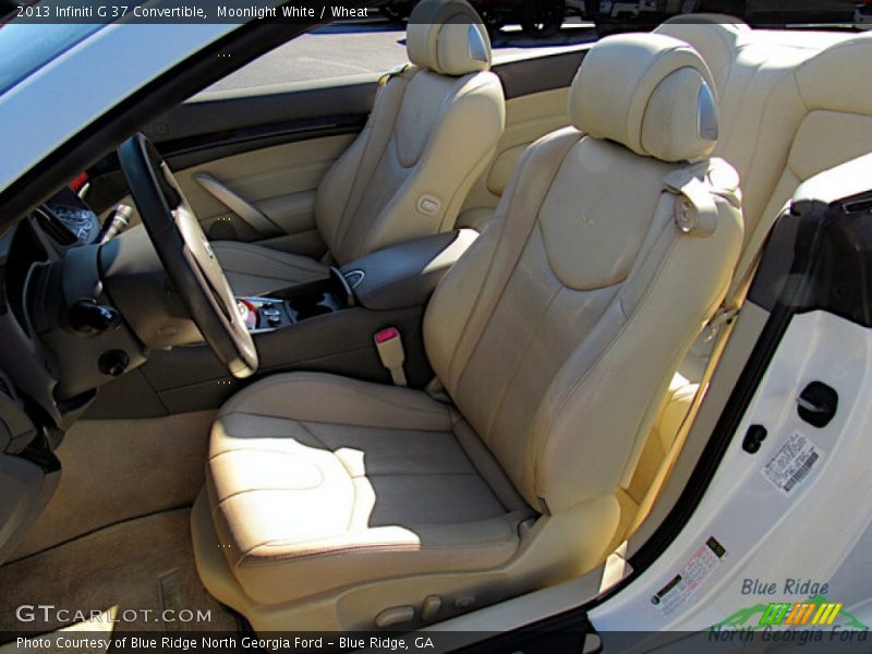 Moonlight White / Wheat 2013 Infiniti G 37 Convertible