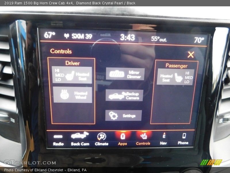 Diamond Black Crystal Pearl / Black 2019 Ram 1500 Big Horn Crew Cab 4x4