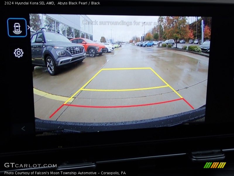 Abyss Black Pearl / Black 2024 Hyundai Kona SEL AWD