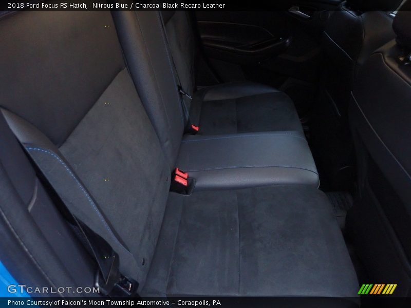 Nitrous Blue / Charcoal Black Recaro Leather 2018 Ford Focus RS Hatch