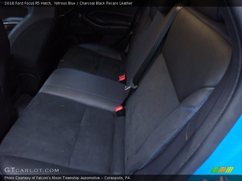 Nitrous Blue / Charcoal Black Recaro Leather 2018 Ford Focus RS Hatch