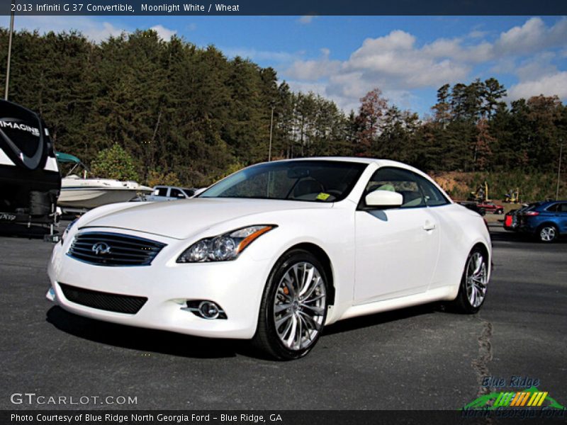 Moonlight White / Wheat 2013 Infiniti G 37 Convertible