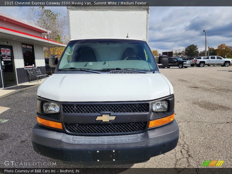 Summit White / Medium Pewter 2015 Chevrolet Express Cutaway 3500 Moving Van