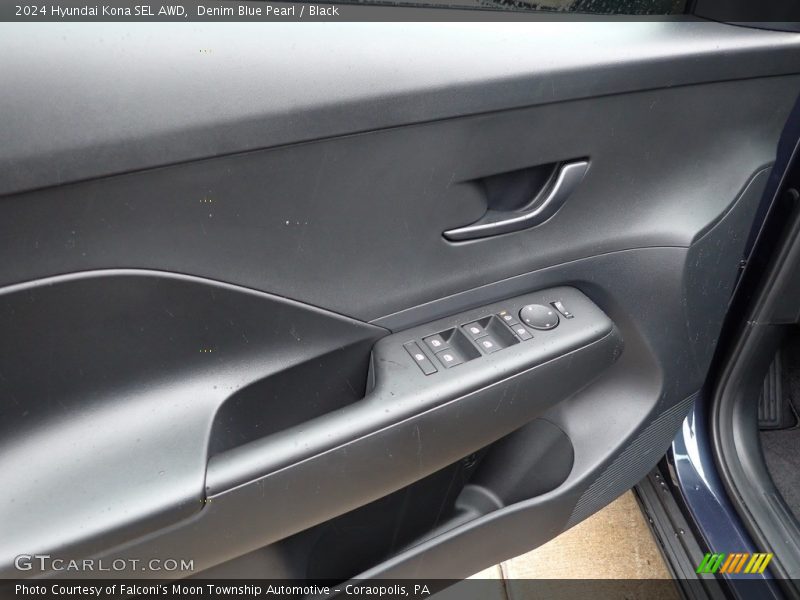 Denim Blue Pearl / Black 2024 Hyundai Kona SEL AWD