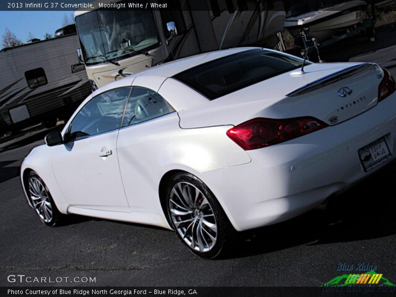 Moonlight White / Wheat 2013 Infiniti G 37 Convertible