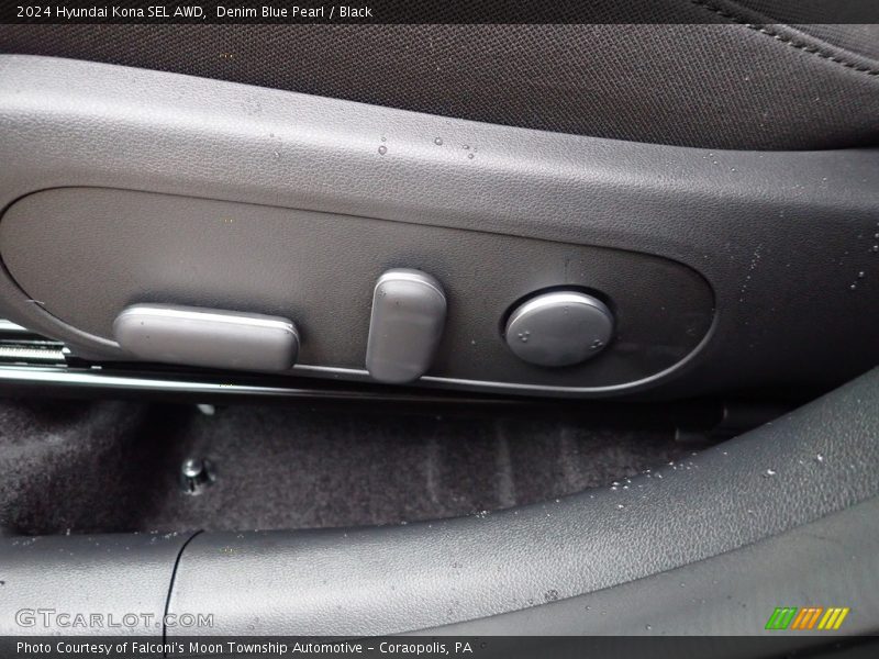 Denim Blue Pearl / Black 2024 Hyundai Kona SEL AWD