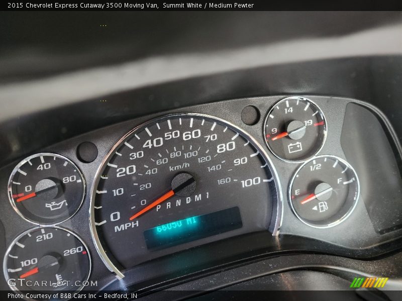 Summit White / Medium Pewter 2015 Chevrolet Express Cutaway 3500 Moving Van