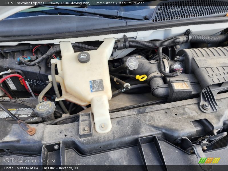 Summit White / Medium Pewter 2015 Chevrolet Express Cutaway 3500 Moving Van