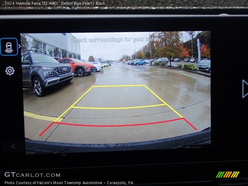 Denim Blue Pearl / Black 2024 Hyundai Kona SEL AWD