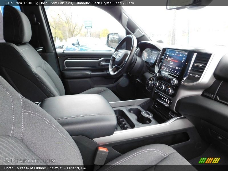 Diamond Black Crystal Pearl / Black 2019 Ram 1500 Big Horn Crew Cab 4x4