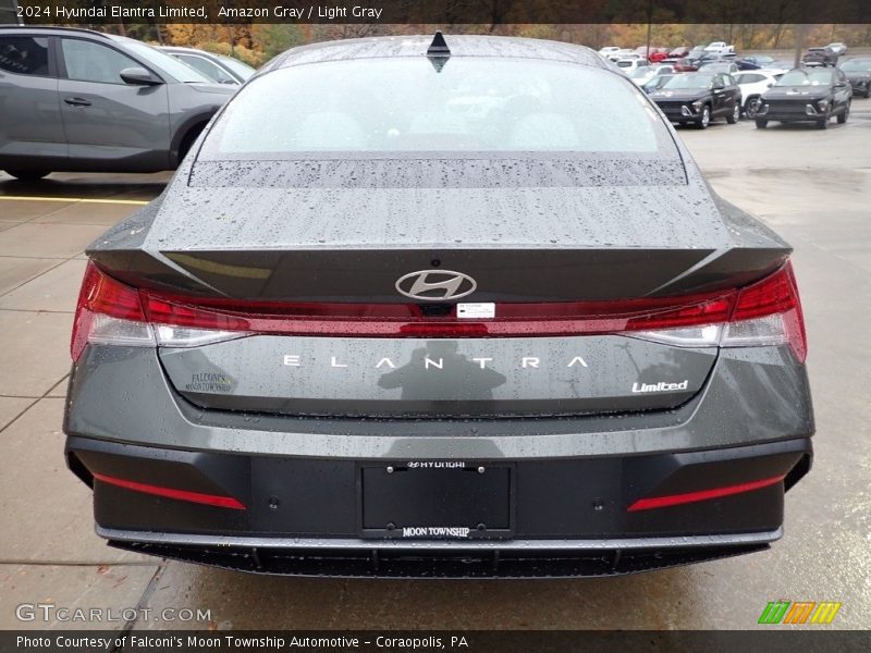 Amazon Gray / Light Gray 2024 Hyundai Elantra Limited