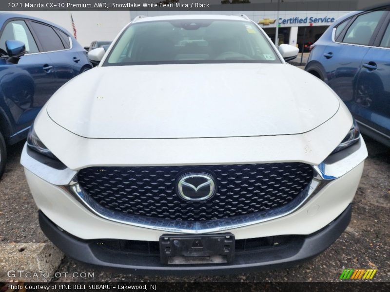 Snowflake White Pearl Mica / Black 2021 Mazda CX-30 Premium AWD