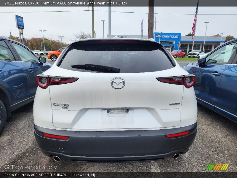 Snowflake White Pearl Mica / Black 2021 Mazda CX-30 Premium AWD