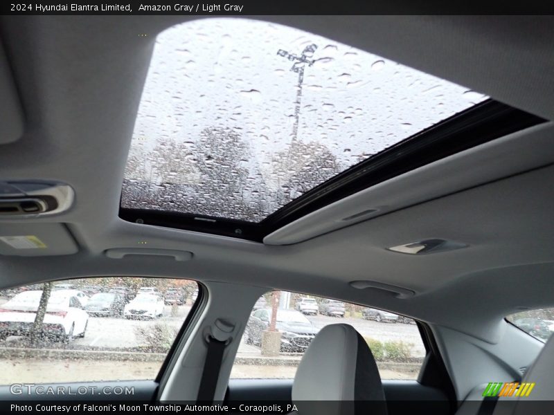 Sunroof of 2024 Elantra Limited