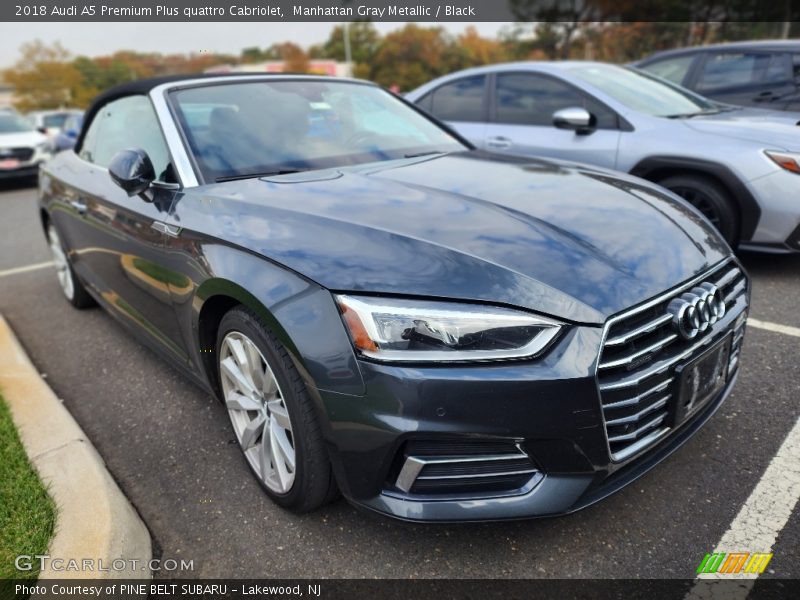 Front 3/4 View of 2018 A5 Premium Plus quattro Cabriolet