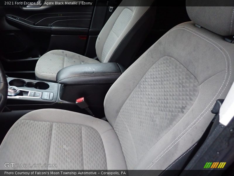 Agate Black Metallic / Ebony 2021 Ford Escape SE