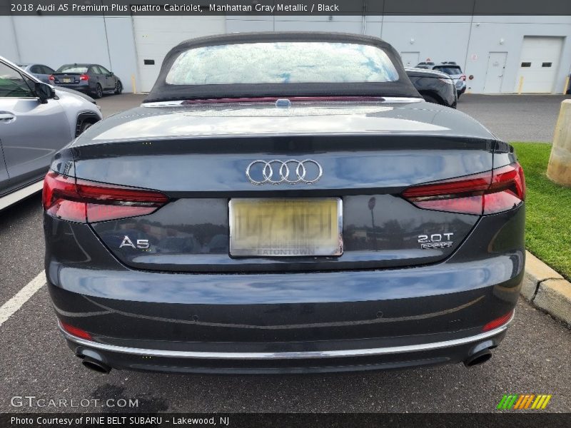 Manhattan Gray Metallic / Black 2018 Audi A5 Premium Plus quattro Cabriolet