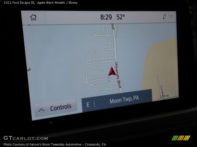 Agate Black Metallic / Ebony 2021 Ford Escape SE