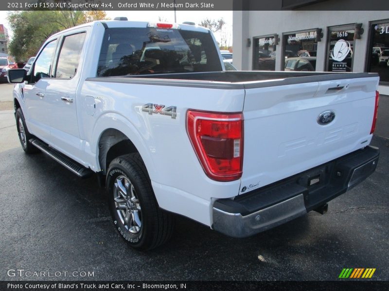 Oxford White / Medium Dark Slate 2021 Ford F150 XLT SuperCrew 4x4