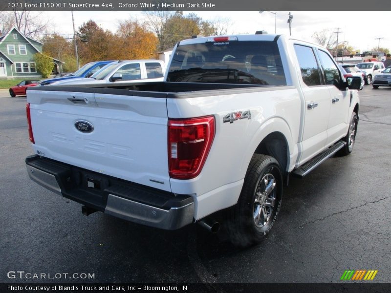 Oxford White / Medium Dark Slate 2021 Ford F150 XLT SuperCrew 4x4