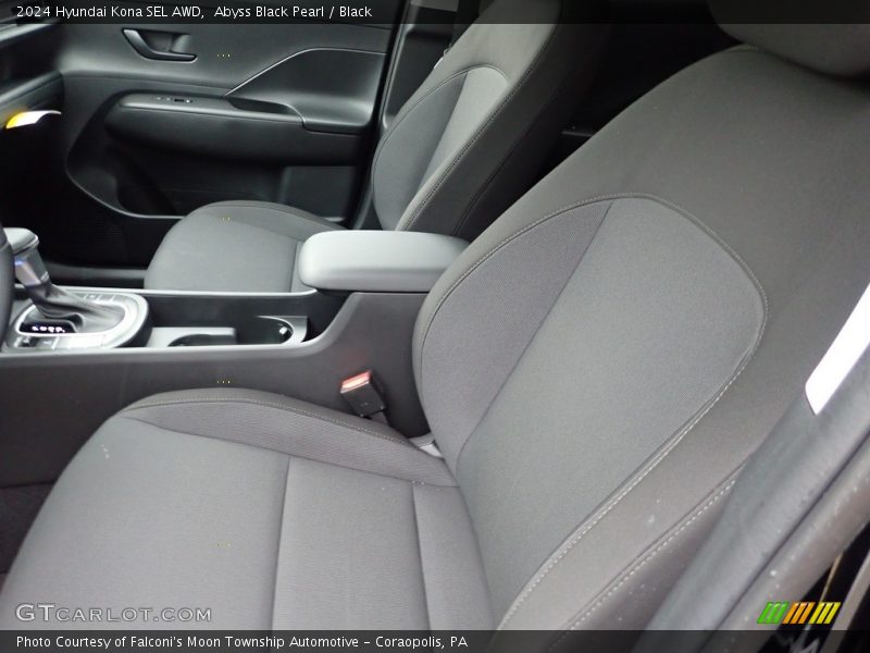 Abyss Black Pearl / Black 2024 Hyundai Kona SEL AWD