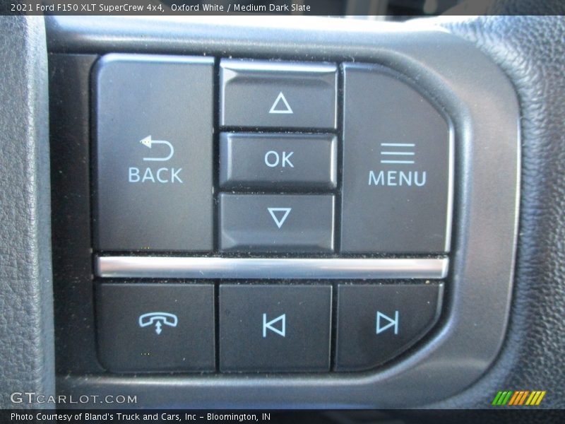 Oxford White / Medium Dark Slate 2021 Ford F150 XLT SuperCrew 4x4