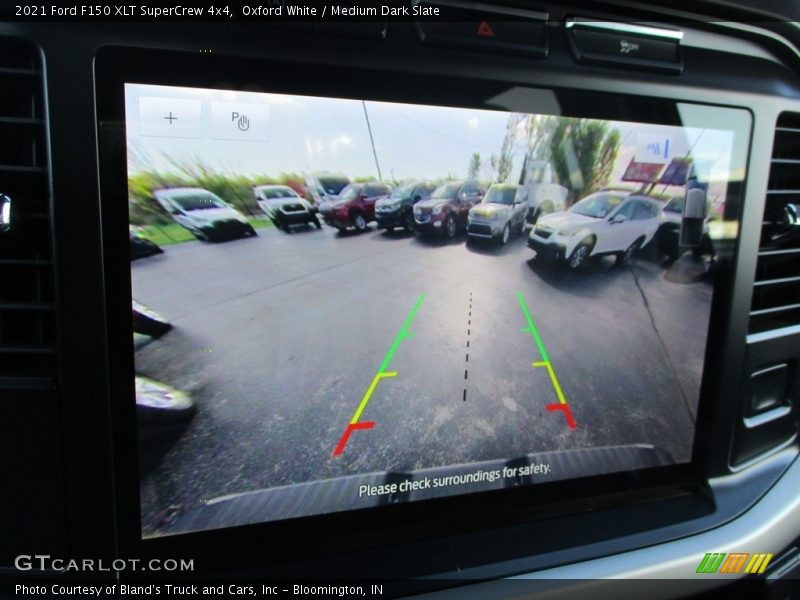 Oxford White / Medium Dark Slate 2021 Ford F150 XLT SuperCrew 4x4